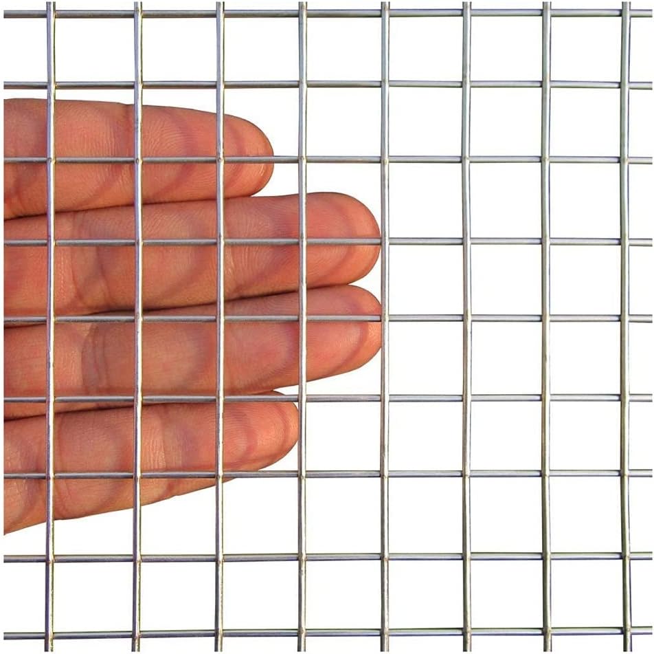 0.9m x 15m | Welded Wire Mesh 1/2" (12.5mm) Hole Fence - Hot Dip Galvanised | 1.0mm Wire