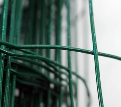1.2m x 15m | Dark Green Coated Welded Wire Mesh 3x4" Hole Fence | 2.0mm Wire