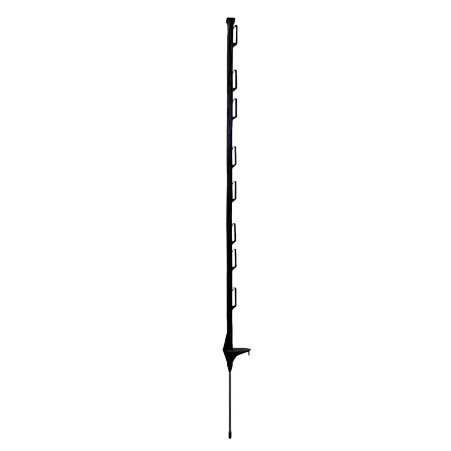 Black 5.25ft/160cm Electric Fence Stakes