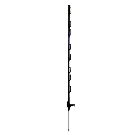 Black 5.25ft/160cm Electric Fence Stakes