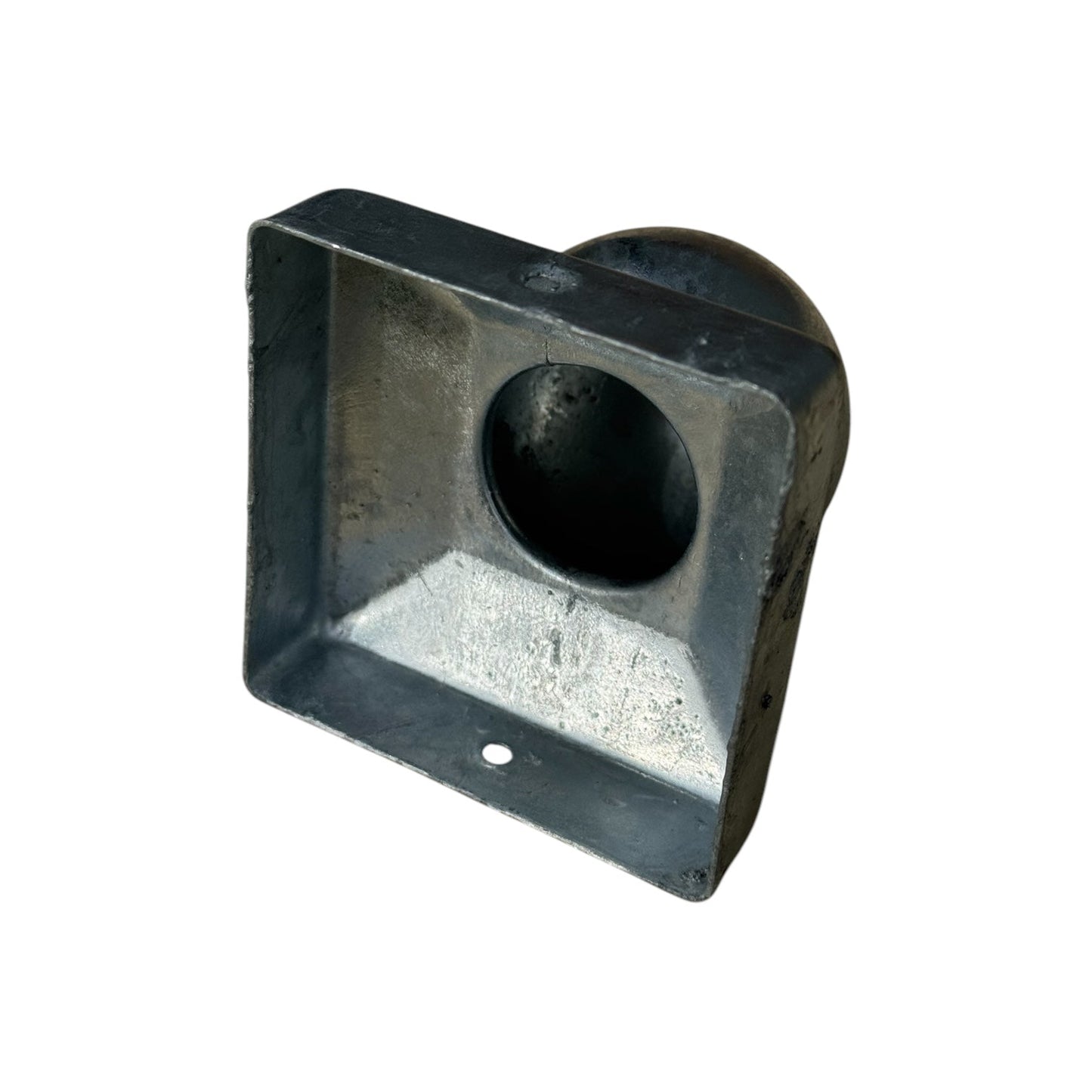 Ball Fence Post Cap 75mm Galvanised Silver