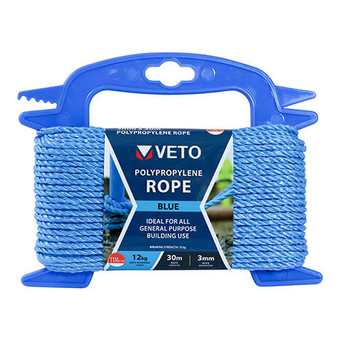 Blue Polypropylene Rope